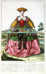 A Shoemaker, c.1735 (color engraving)