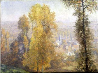 Autumn Glow（油彩・キャンバス）