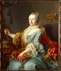 神聖ローマ帝国の女帝マリア・テレジアの肖像