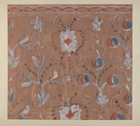 手描きの壁のディテール、c。 1939年。