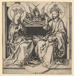 聖母の即位、1435-1491年頃。
