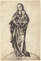 りんごを持つ聖母子