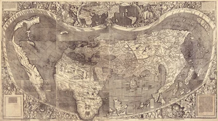 世界地図Universalis Cosmographia、1507
