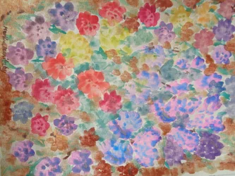 ラベンダー、菊、キンギョソウ、ツノスミレ - 10月の庭の様子