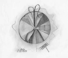 グラファイトかみそりの木を研究する（Joseph Beuysへのオマージュ）