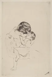 母のキス、1890-1891。