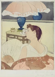 ランプ、1891年（紙に乾物、ソフトグラウンド、アクアチント）