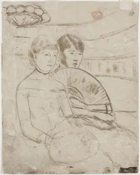 The Loge［verso］、1882年。