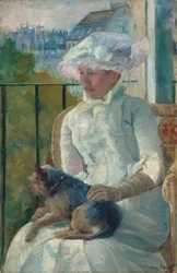 窓辺の少女 1883-1884年頃