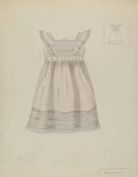 子供用ドレス、1937年頃