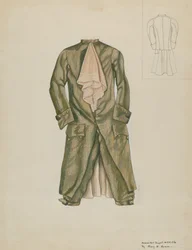男性用スーツ、1937年頃。