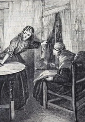 10年ぶりの息子の到着を待つ娘と母の姿