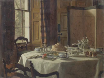 朝食、1880年。