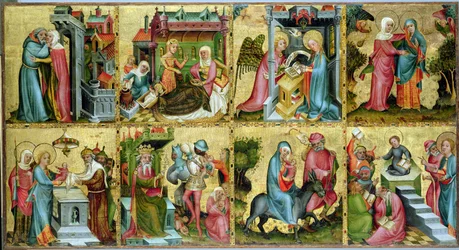 ブクステフーデ祭壇画、中央パネル、1400-10年