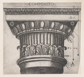 Speculum Romanae Magnificentiae：1537年頃に作られたイオニア式の大文字。