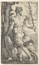 惑星を司る神々の太陽、1528年。