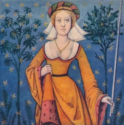 「フローラ - 花の女神」、1403年、1939年