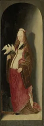 聖セシリア 1490年頃（油彩・パネル）