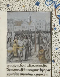 Ms 659 fol.78r ギヨーム・ユゴネの処刑