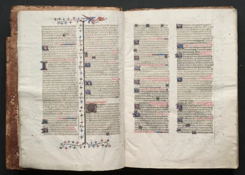 ゴータ・ミサールFol.3r, Text, c. 1375.