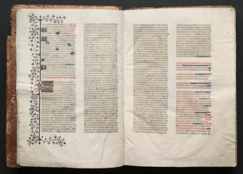 ゴータ・ミサールFol.3v、テキスト、1375年頃。