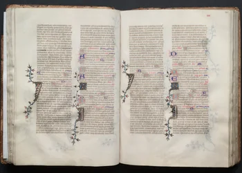 ゴータ・ミサールFol.41v、テキスト、1375年頃。
