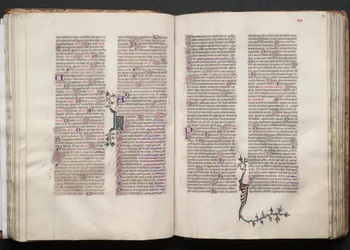 ゴータ・ミサールFol.53v、テキスト、1375年頃。