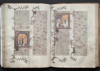 ゴータ・ミサールFol.82v, The Trinity, c. 1375.