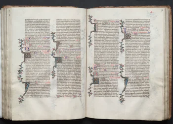 ゴータ・ミサールFol.92v、テキスト、1375年頃。