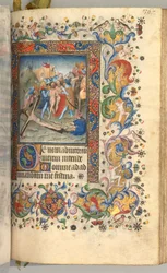 チャールズザノーブル、ナヴァール王1361-1425の時間：fol。 179r、キリストが十字架に釘付けになった、c。 1