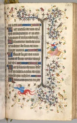 チャールズザノーブル、ナヴァール王1361-1425の時間：fol。 189r、テキスト、c。 1405年。