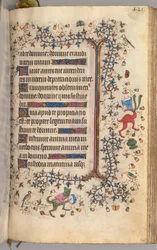 チャールズザノーブル、ナヴァール王1361-1425の時間：fol。 205r、テキスト、c。 1405年。