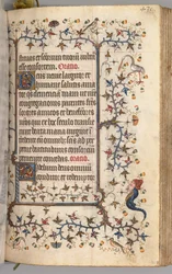 チャールズザノーブル、ナヴァール王1361-1425の時間：fol。 210r、テキスト、c。 1405年。