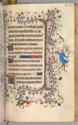 チャールズザノーブル、ナヴァール王1361-1425の時間：fol。 226r、テキスト、c。 1405年。