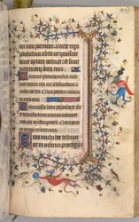 チャールズザノーブル、ナヴァール王1361-1425の時間：fol。 227r、テキスト、c。 1405年。