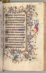チャールズザノーブル、ナヴァール王1361-1425の時間：fol。 240r、テキスト、c。 1405年。
