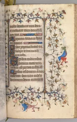 チャールズザノーブル、ナヴァール王1361-1425の時間：fol。 246r、テキスト、c。 1405年。