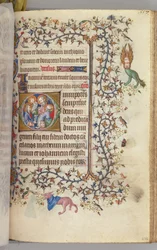 チャールズ・オブ・ノーブル、ナヴァール王1361-1425、 273r、四人の伝道者、c。 1405年。