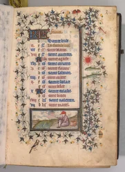 チャールズザノーブル、ナヴァール王1361-1425の時間：fol。 2月、2月、c。 1405年。