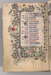チャールズザノーブル、ナヴァール王1361-1425の時間：fol。 5v、5月、c。 1405年。