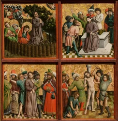 キリストの受難の祭壇画、c. 1440年代。