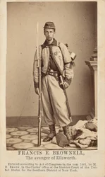 フランシス・E・ブラウネル、1861年（写真）