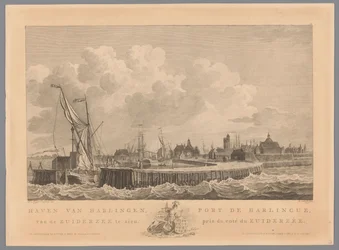 ハーリンゲン港 ゾイデル海から見るハーリンゲン港 / Port de Harlingue, pris de coté du Zuiderzee (オブジェクトのタイトル)