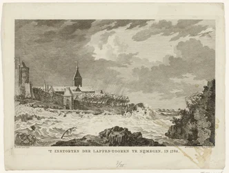 ナイメーヘンのラップ塔の崩壊、1784年 ナイメーヘンのラップタワー崩壊。 1784年（オブジェクトのタイトル）