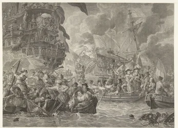 メドウェイに対するオランダの襲撃とロイヤル チャールズ号の捕獲、1667 年