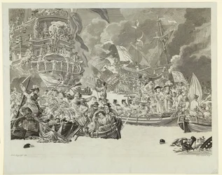メドウェイに対するオランダの襲撃とロイヤル チャールズ号の捕獲、1667 年