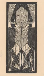 花の顔 12枚の木版画（連載タイトル）