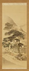 農家と小川