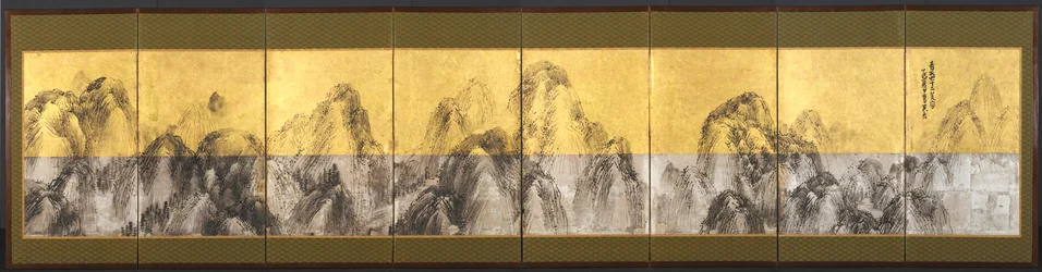 青い空を背景とする72のピーク、1785年。