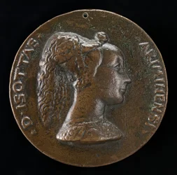 Isotta degli Atti、1432-1433-1474、1446 年に愛人、1453 年以降は Sigismondo Malatesta の妻 [obv